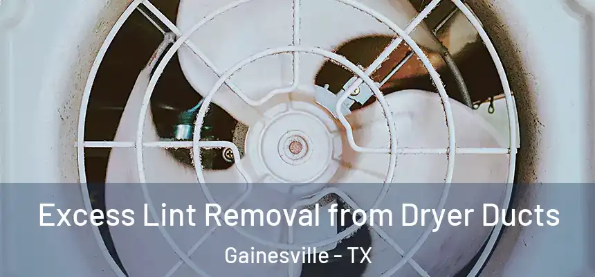  Excess Lint Removal from Dryer Ducts Gainesville - TX